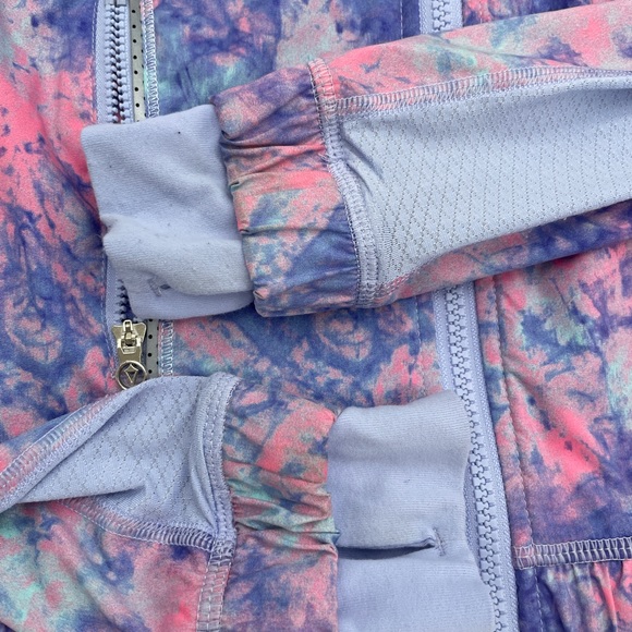 Ivivva Colorful Windbreaker Track Jacket Hooded - Picture 7 of 9